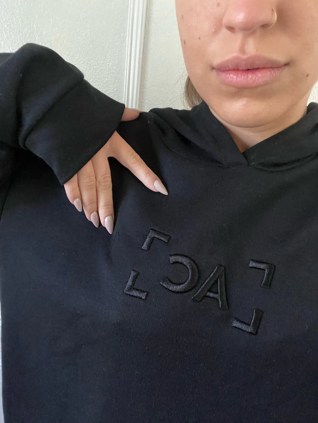 Hoodie Oversize - black